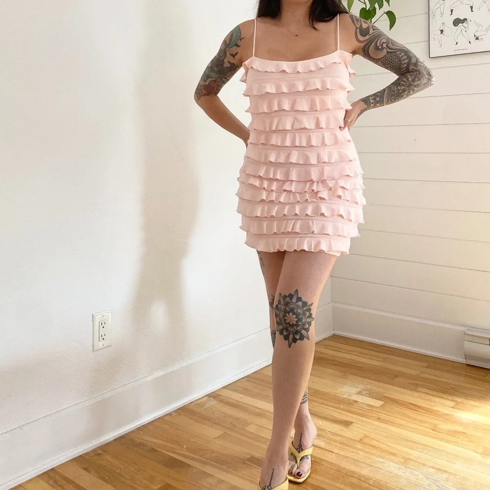 Edikted nadya ruffle mini dress - Picture 3 of 7